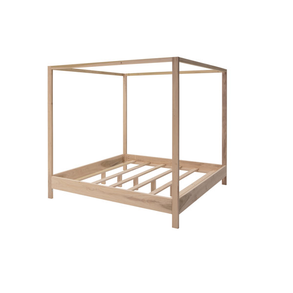 Loon Peak® Everlei Solid Wood Canopy Bed & Reviews Wayfair